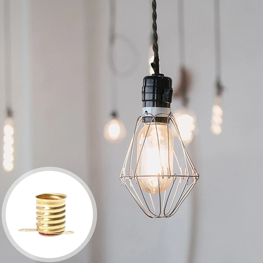 10pcs Lamp Socket Holder Full Copper Short Foot DIY Bulb Base Accessories Retro Metal Sockets Parts
10pcs Lamp Socket Holder Full Copper Short Foot DIY Bulb Base Accessories Retro Metal Sockets Parts