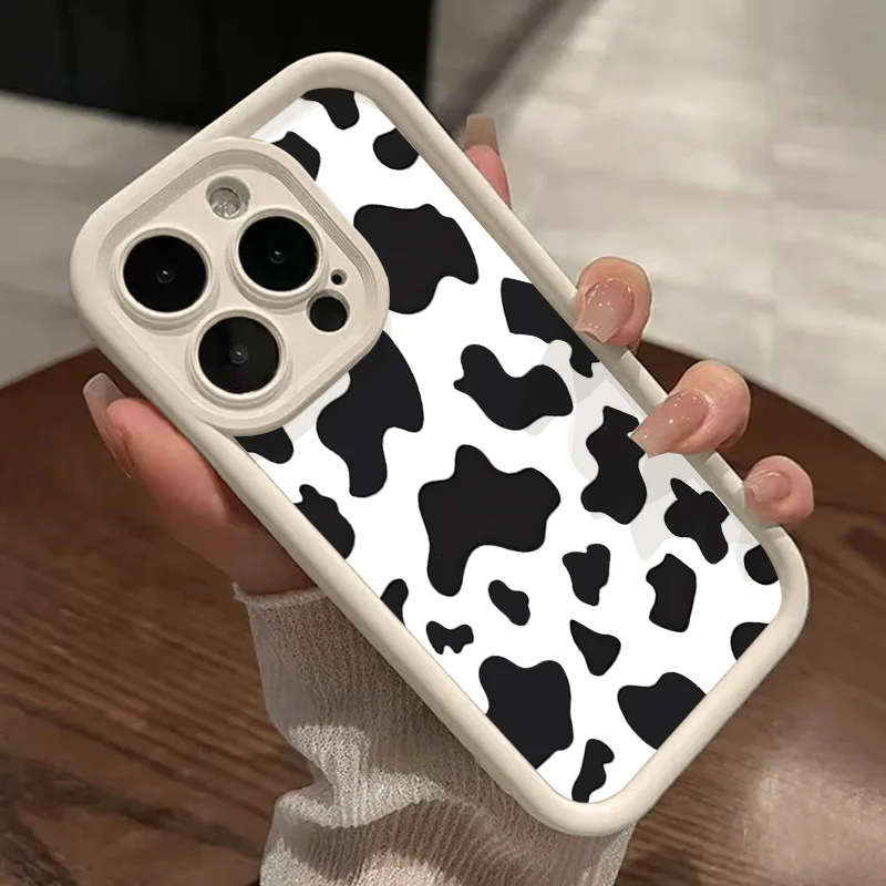 Cowhide patterned phone case for iPhone 16 15 14 13 12 11 Pro/ Max/Plus shockproof rear cover 
Cowhide patterned phone case for iPhone 16 15 14 13 12 11 Pro/ Max/Plus shockproof rear cover