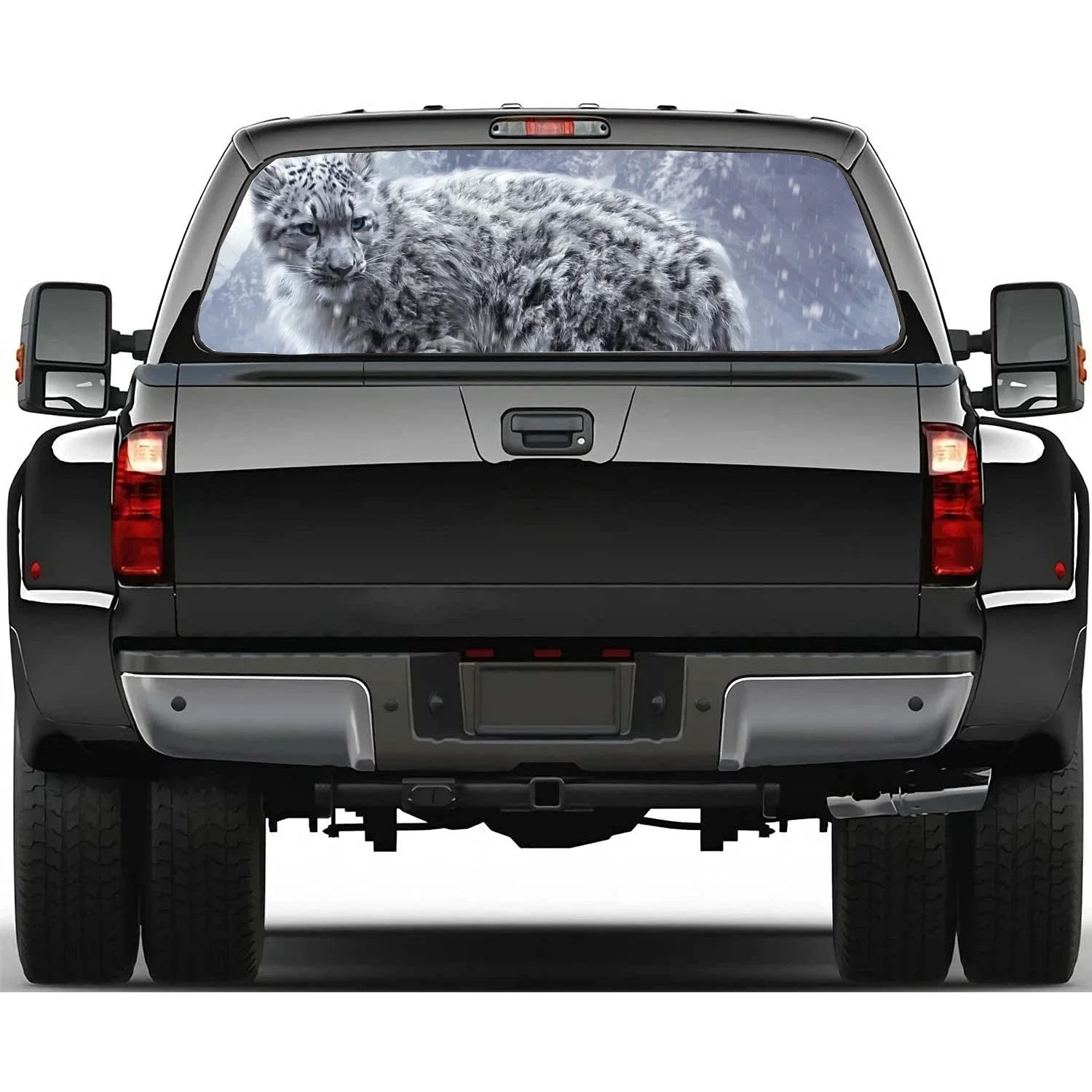 Snow leopard animal Car Window Decal Sticker Graphic Decorative Truck Perforated Vinyl Universal Wrap Sticker
Snow leopard animal Car Window Decal Sticker Graphic Decorative Truck Perforated Vinyl Universal Wrap Sticker