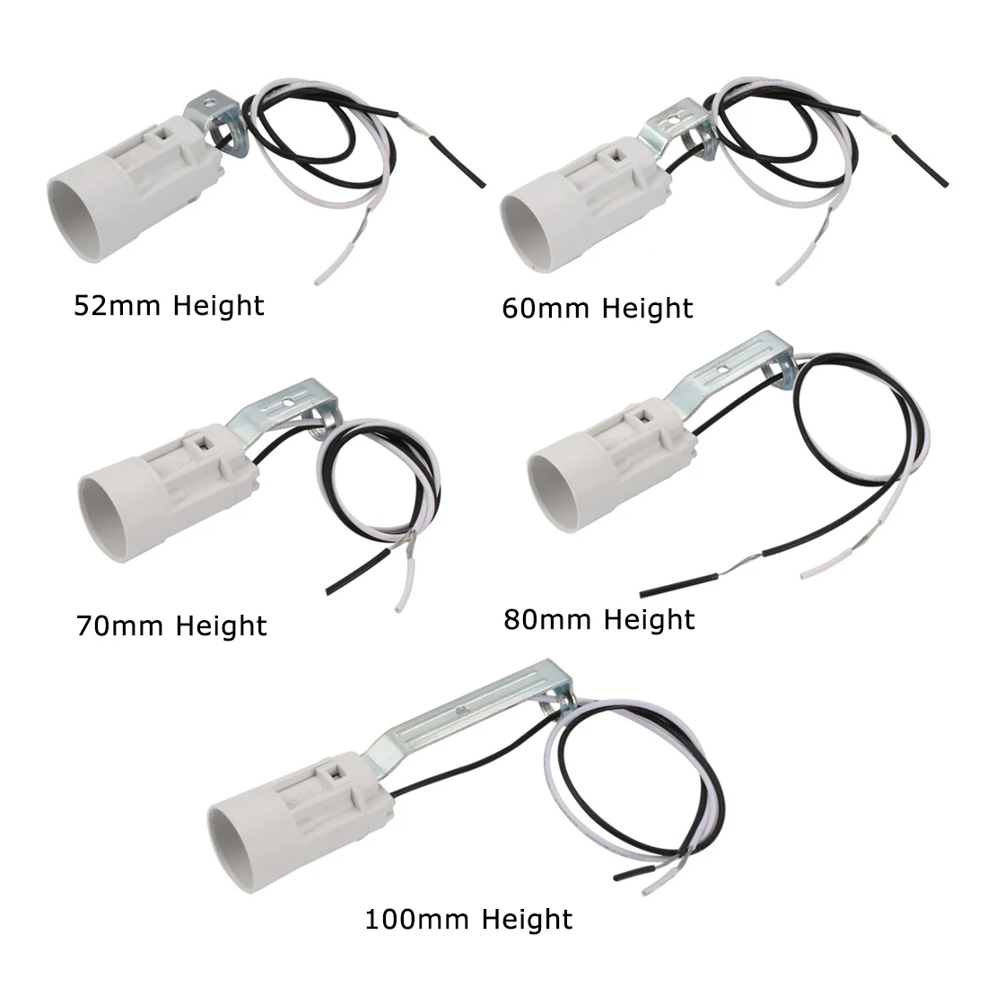 2/4Pcs 52-100mm Height Wall Lamp Pendant Light Holder E14 Lamp Socket w Wire 111-240V 2A E14 LED Bulb Light Holder Accessories
2/4Pcs 52-100mm Height Wall Lamp Pendant Light Holder E14 Lamp Socket w Wire 111-240V 2A E14 LED Bulb Light Holder Accessories