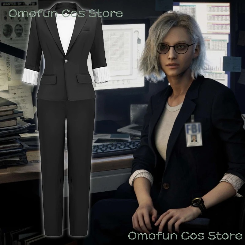 Grace Ashcrof Fbi Suit Skin Cosplay Alternate Uniforms Cosutme Halloween Women Pants Residen9 Wig Cos Req Evil Requiem Clothing
Grace Ashcrof Fbi Suit Skin Cosplay Alternate Uniforms Cosutme Halloween Women Pants Residen9 Wig Cos Req Evil Requiem Clothing