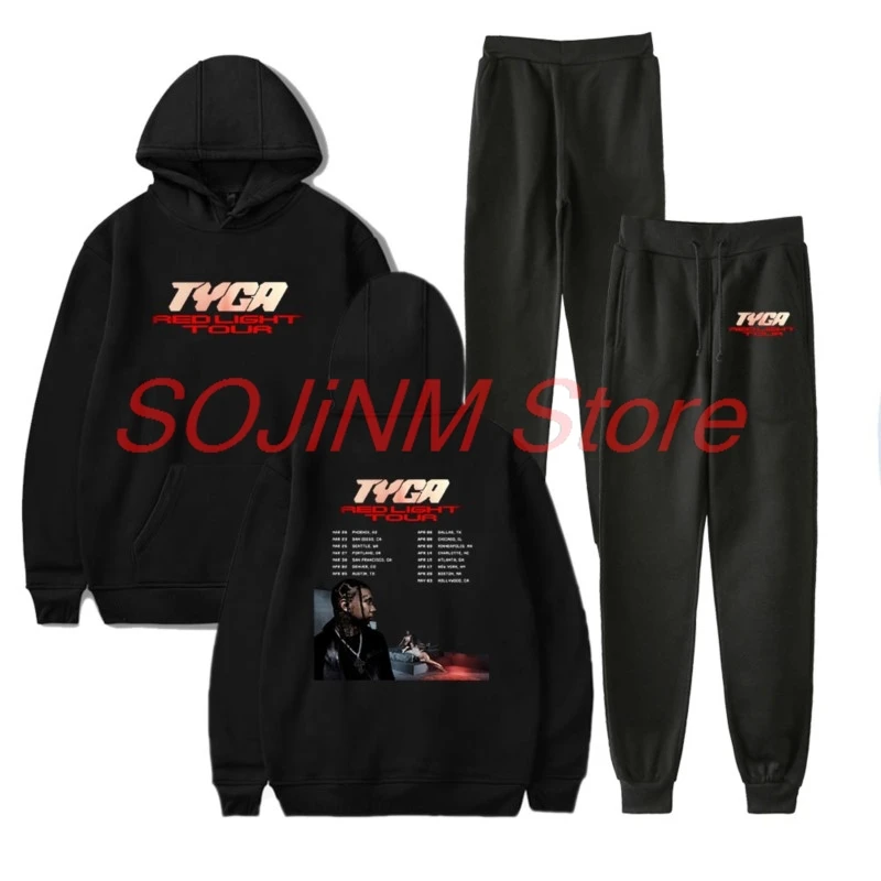 Tyga Red Light Tour 2025, толстовки и брюки, комплекты товаров для мужчин/женщин, толстовка, брюки, комплект из двух предметов, уличная одежда с капюшоном
Tyga Red Light Tour 2025, толстовки и брюки, комплекты товаров для мужчин/женщин, толстовка, брюки, комплект из двух предметов, уличная одежда с капюшоном