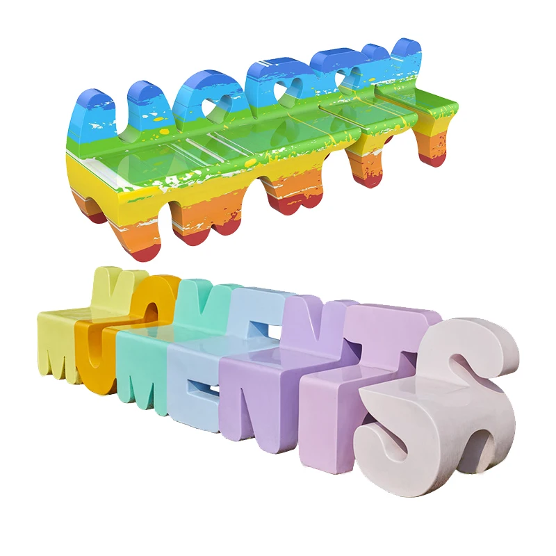 Custom Alphabet Chair Alphabet Bench Fiberglass Modern Coffee Shop Furniture Outdoor Restaurant Government Game Signs Public
Custom Alphabet Chair Alphabet Bench Fiberglass Modern Coffee Shop Furniture Outdoor Restaurant Government Game Signs Public