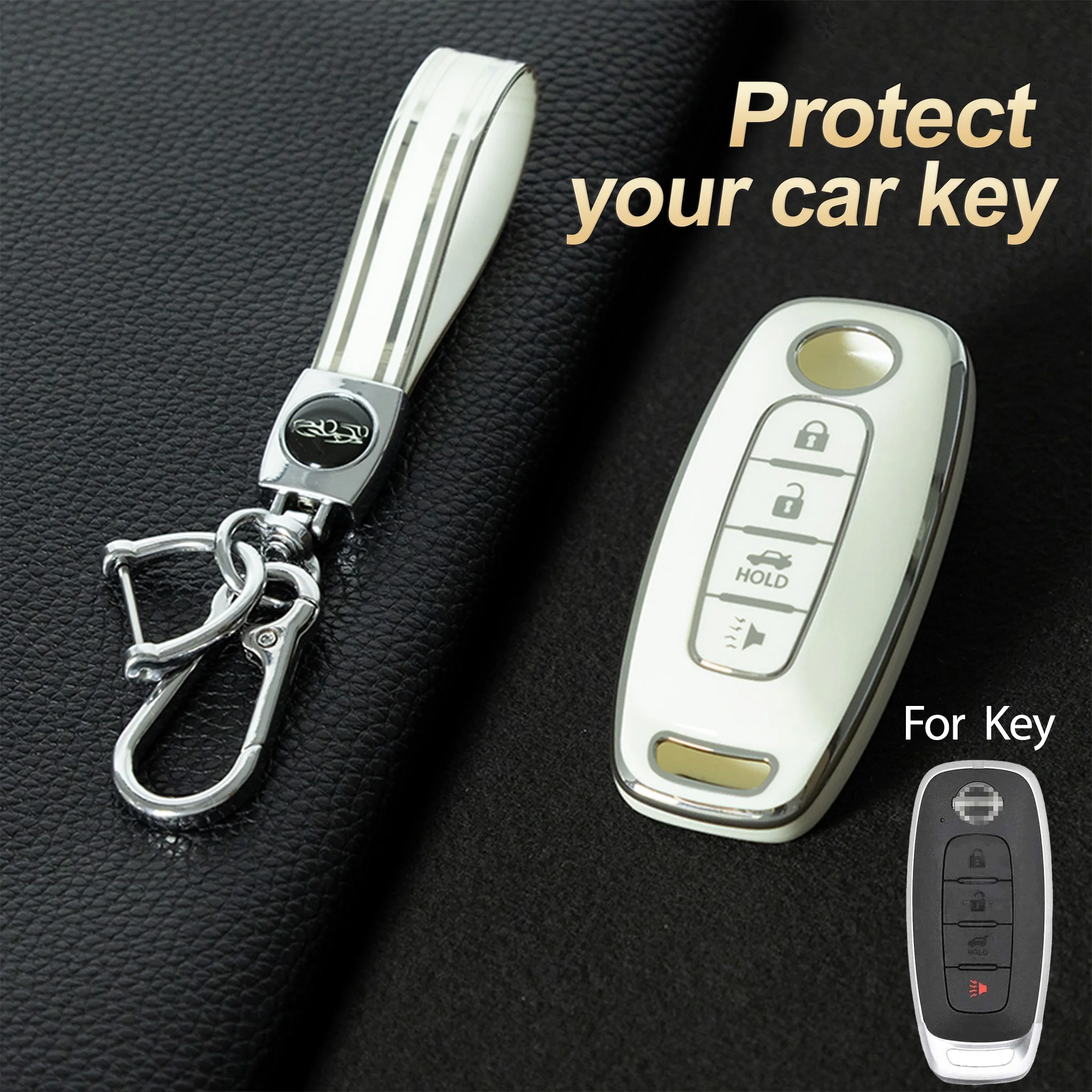 Key Cover For Nissan X-trail T32 T33 Qashqai J11 J12 Juke Teana Altima Ariya Kicks Micra Sylphy Serena Versa Rogue PRO Keychain
Key Cover For Nissan X-trail T32 T33 Qashqai J11 J12 Juke Teana Altima Ariya Kicks Micra Sylphy Serena Versa Rogue PRO Keychain