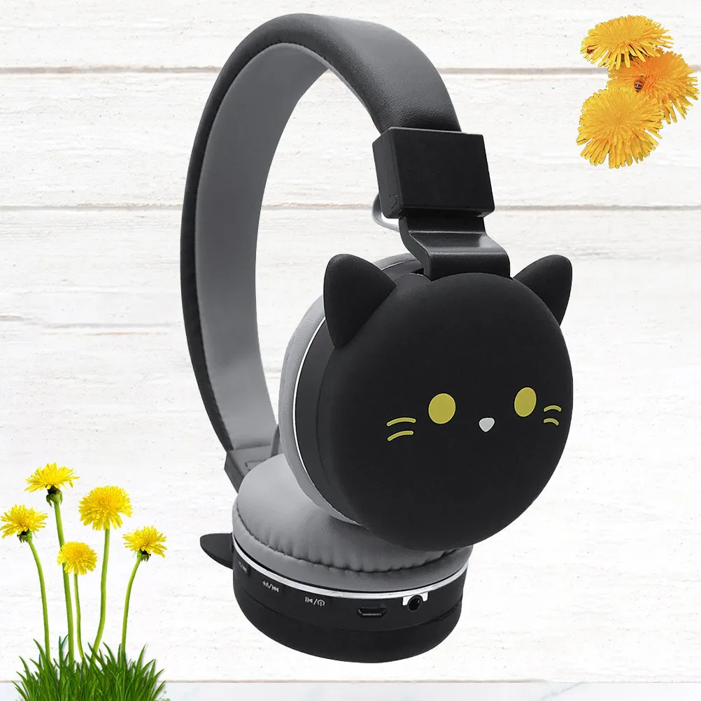 Cool Cartoon Black Wireless Headset Over-Ear Headphones Support Fm Radio Call Music Stereo Headphones for Phone Gift
Cool Cartoon Black Wireless Headset Over-Ear Headphones Support Fm Radio Call Music Stereo Headphones for Phone Gift