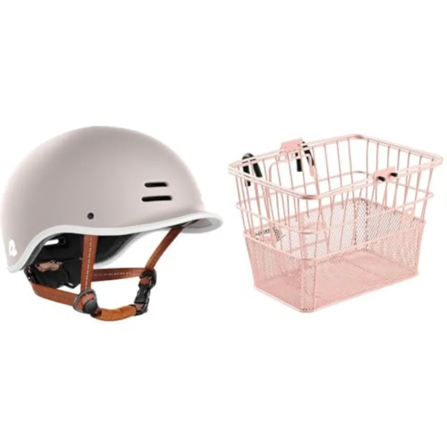 Remi Adult Bike Helmet and Apollo Detachable Front Bike Basket Bundle - Adjustable Helmet with 11 Vents and Steel Half-Mesh Bas
Remi Adult Bike Helmet and Apollo Detachable Front Bike Basket Bundle - Adjustable Helmet with 11 Vents and Steel Half-Mesh Bas