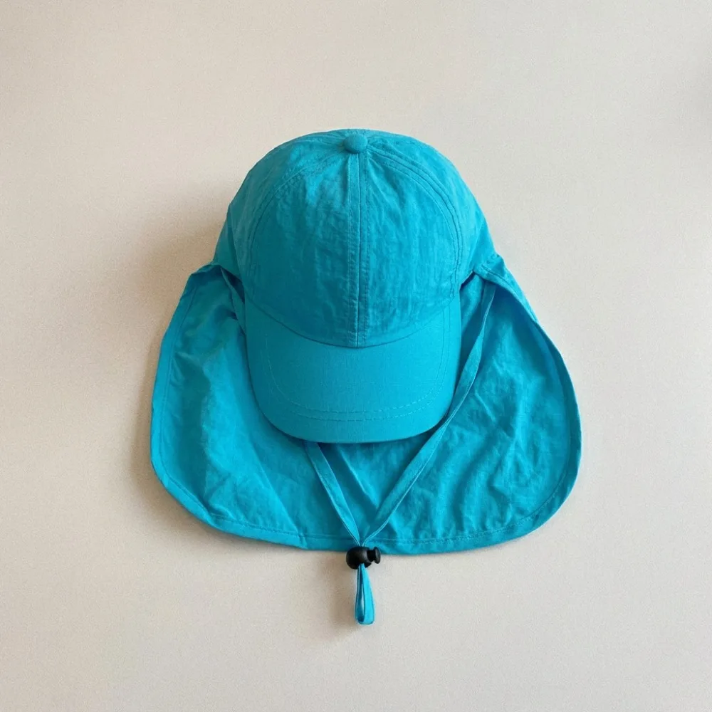 Quick Drying Baby Summer Sun Hat Adjustable Solid Color Kids Baseball Cap with Shawl Neck Protection Cover Beach Hat
Quick Drying Baby Summer Sun Hat Adjustable Solid Color Kids Baseball Cap with Shawl Neck Protection Cover Beach Hat