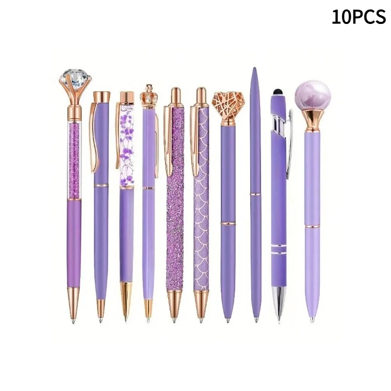 10pcs Ballpoint Pens Set Party Favors for Women, Pens Bulk, Ink Pens for Writing, Purple Gifts Purple Pens for Women, Girls Offi
10pcs Ballpoint Pens Set Party Favors for Women, Pens Bulk, Ink Pens for Writing, Purple Gifts Purple Pens for Women, Girls Offi