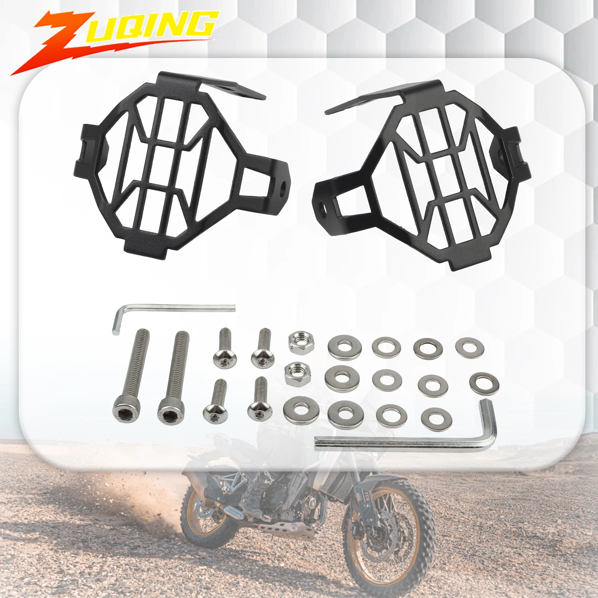 Motorcycle Fog Lamp Protection Grille Auxiliary Light Protect For BMW R1200GS F800GS F700GS F650 K1600 Driving Lamp Accessories 
Motorcycle Fog Lamp Protection Grille Auxiliary Light Protect For BMW R1200GS F800GS F700GS F650 K1600 Driving Lamp Accessories