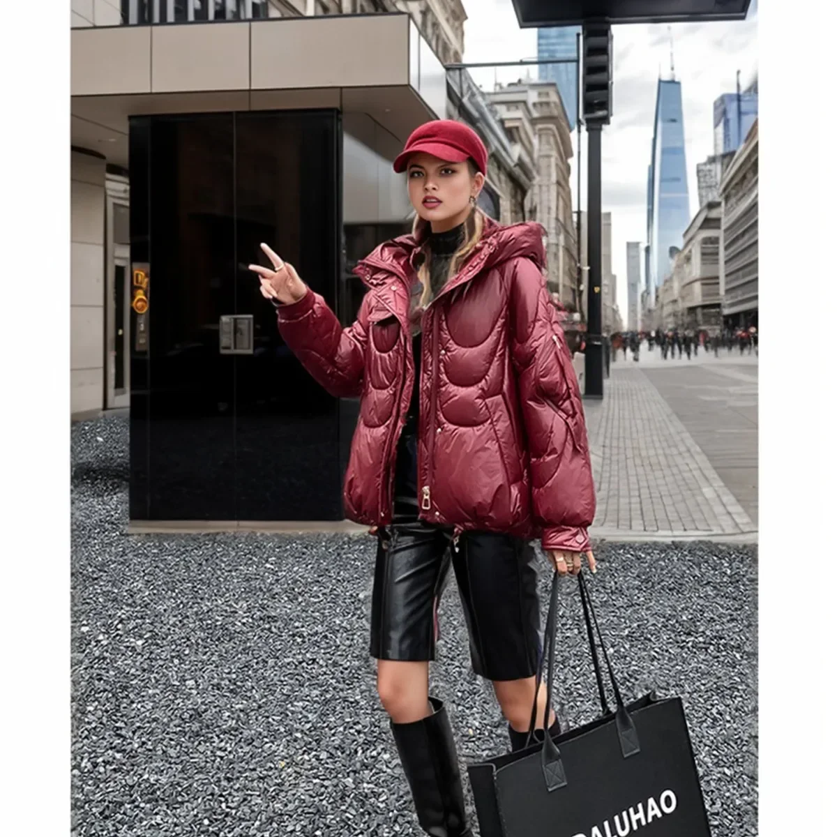 Новая женская зимняя куртка, женская глянцевая утепленная парка с капюшоном, пальто, топ, женская однотонная модная короткая хлопковая куртка 2025
Новая женская зимняя куртка, женская глянцевая утепленная парка с капюшоном, пальто, топ, женская однотонная модная короткая хлопковая куртка 2025