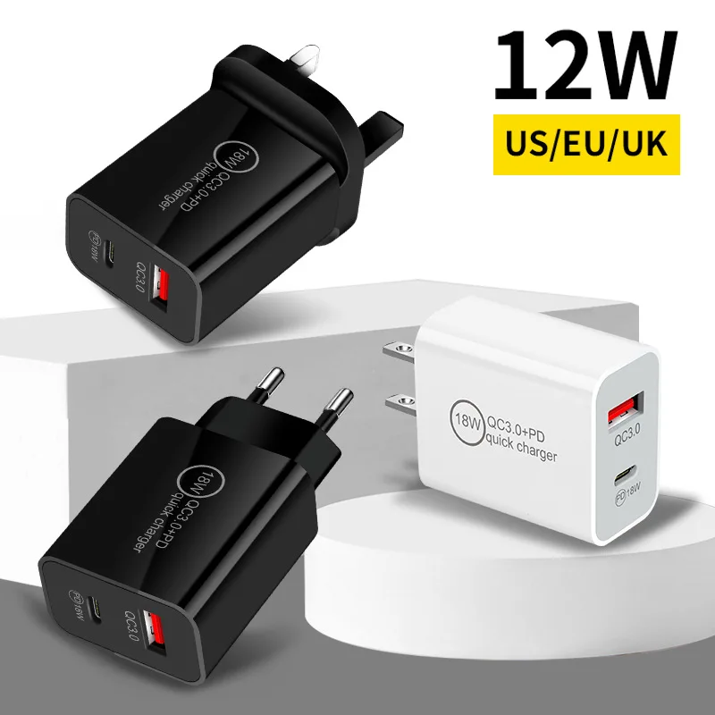 PD 12W+QC3.0 2 Ports USB Fast Charger 5V 2A Mobile Phone Type-C Power Adapter for iPhone 13 12 PRO Samsung MAX XS Xiaomi Huawei
PD 12W+QC3.0 2 Ports USB Fast Charger 5V 2A Mobile Phone Type-C Power Adapter for iPhone 13 12 PRO Samsung MAX XS Xiaomi Huawei