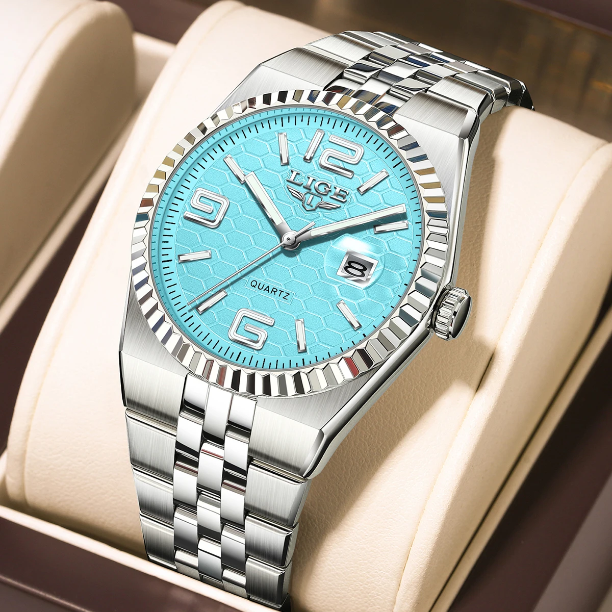 LIGE 2026 men's watch business casual men sports watches luminous calendar waterproof quartz wristwatch Gift reloj hommes+BOX
LIGE 2026 men's watch business casual men sports watches luminous calendar waterproof quartz wristwatch Gift reloj hommes+BOX