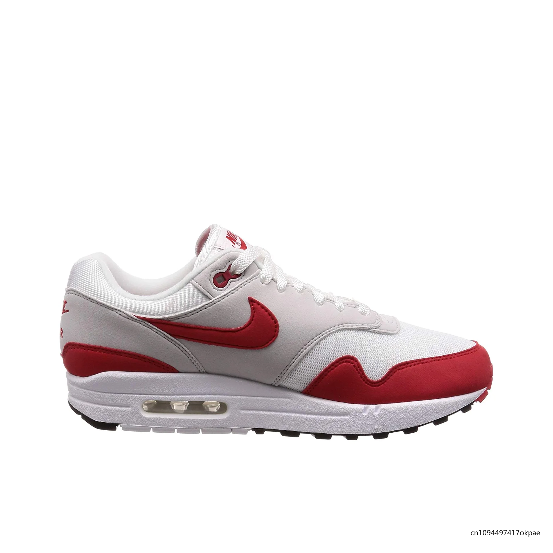 Nike Air Max 1 для женщин и мужчин 87, белые, красные, дышащие, легкие кроссовки в стиле ретро с воздушной амортизацией 908375-103
Nike Air Max 1 для женщин и мужчин 87, белые, красные, дышащие, легкие кроссовки в стиле ретро с воздушной амортизацией 908375-103