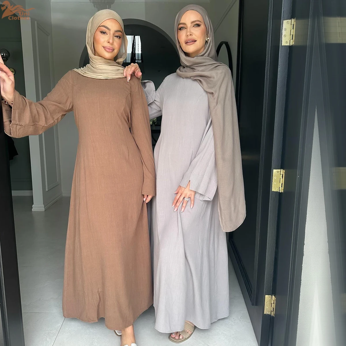 Women's Dresses Women Breathable Abaya Attached Wide Belt Muslim Islamic Clothing Summer Spring Eid Dresses Slit Sleeve
Women's Dresses Women Breathable Abaya Attached Wide Belt Muslim Islamic Clothing Summer Spring Eid Dresses Slit Sleeve