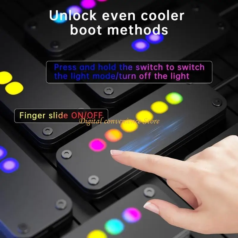 97QA Удобная кнопка управления питанием ПК TouchSliding для настольного компьютера
97QA Удобная кнопка управления питанием ПК TouchSliding для настольного компьютера