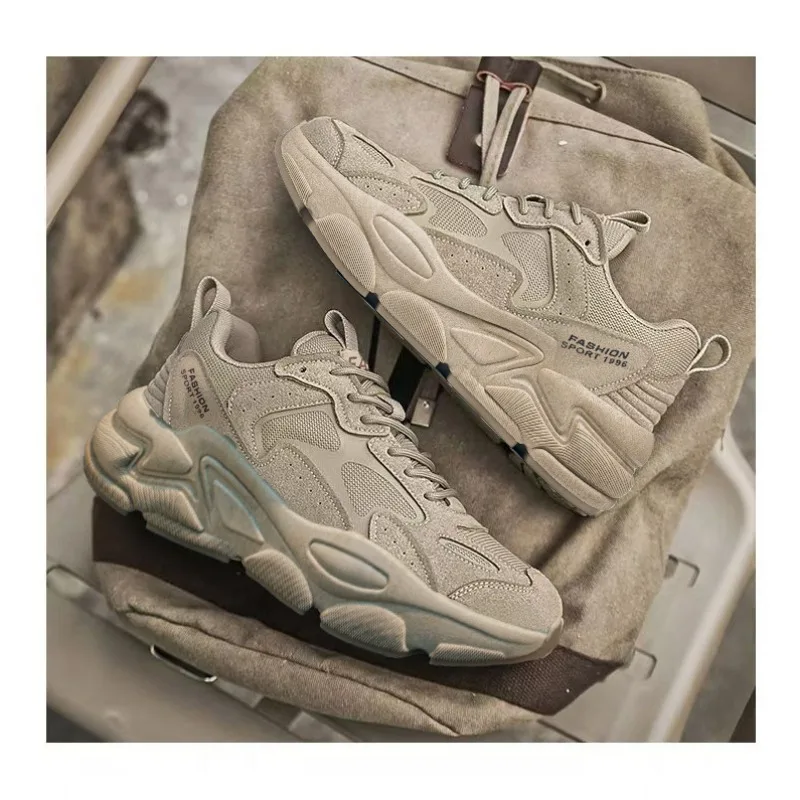 2026 Summer Men's unky Dad Sneakers Breathable Mesh Casual Shoes Thick Sole Streetwear Footwear
2026 Summer Men's unky Dad Sneakers Breathable Mesh Casual Shoes Thick Sole Streetwear Footwear
