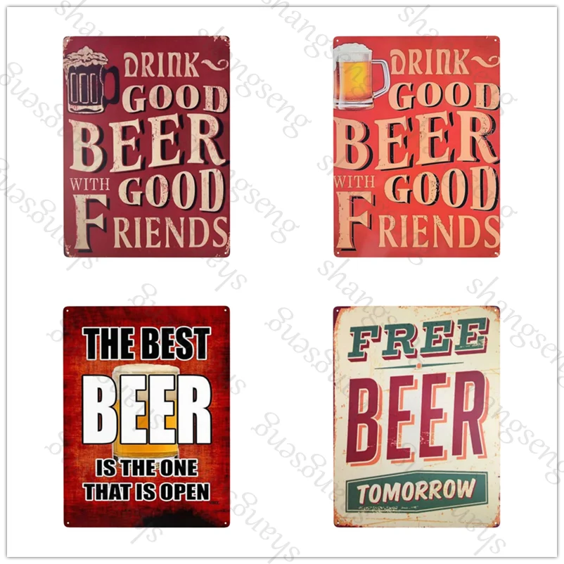 Good beer Vintage Metal Tin Sign Fun Print Poster Decor Living Room Kitchen Home Farm House Art Wall Decor Plaque
Good beer Vintage Metal Tin Sign Fun Print Poster Decor Living Room Kitchen Home Farm House Art Wall Decor Plaque