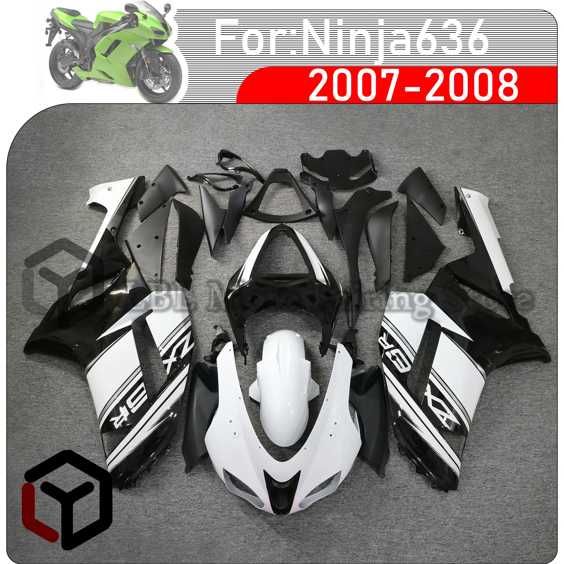 Motorcycle Fairings Kit Fit For Kawasaki Ninja636 ZX6R ZX-6R 2007 2008 Bodywork Set High Quality ABS Injection Full Fairing
Motorcycle Fairings Kit Fit For Kawasaki Ninja636 ZX6R ZX-6R 2007 2008 Bodywork Set High Quality ABS Injection Full Fairing