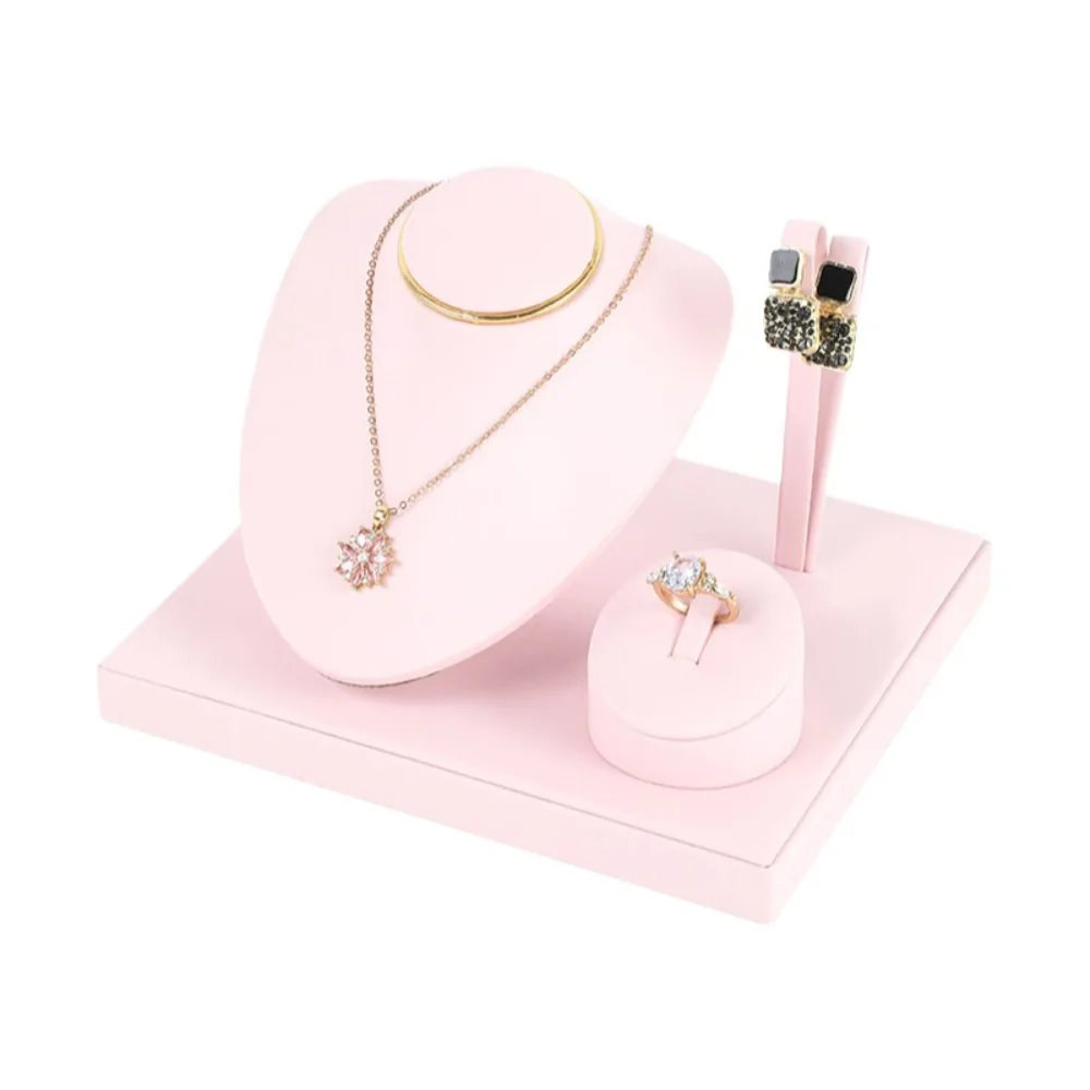 Fashion Combination Set Jewelry Rack PU Leather European-style Necklace Display Storage Stand High-end Ornaments
Fashion Combination Set Jewelry Rack PU Leather European-style Necklace Display Storage Stand High-end Ornaments