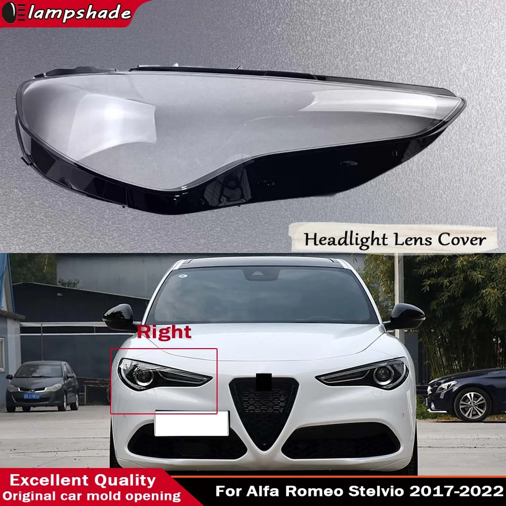 Headlamp Cover Transparent Headlight Shell Replace Original Lampshade Plexiglass For Alfa Romeo Stelvio 2017 - 2022
Headlamp Cover Transparent Headlight Shell Replace Original Lampshade Plexiglass For Alfa Romeo Stelvio 2017 - 2022