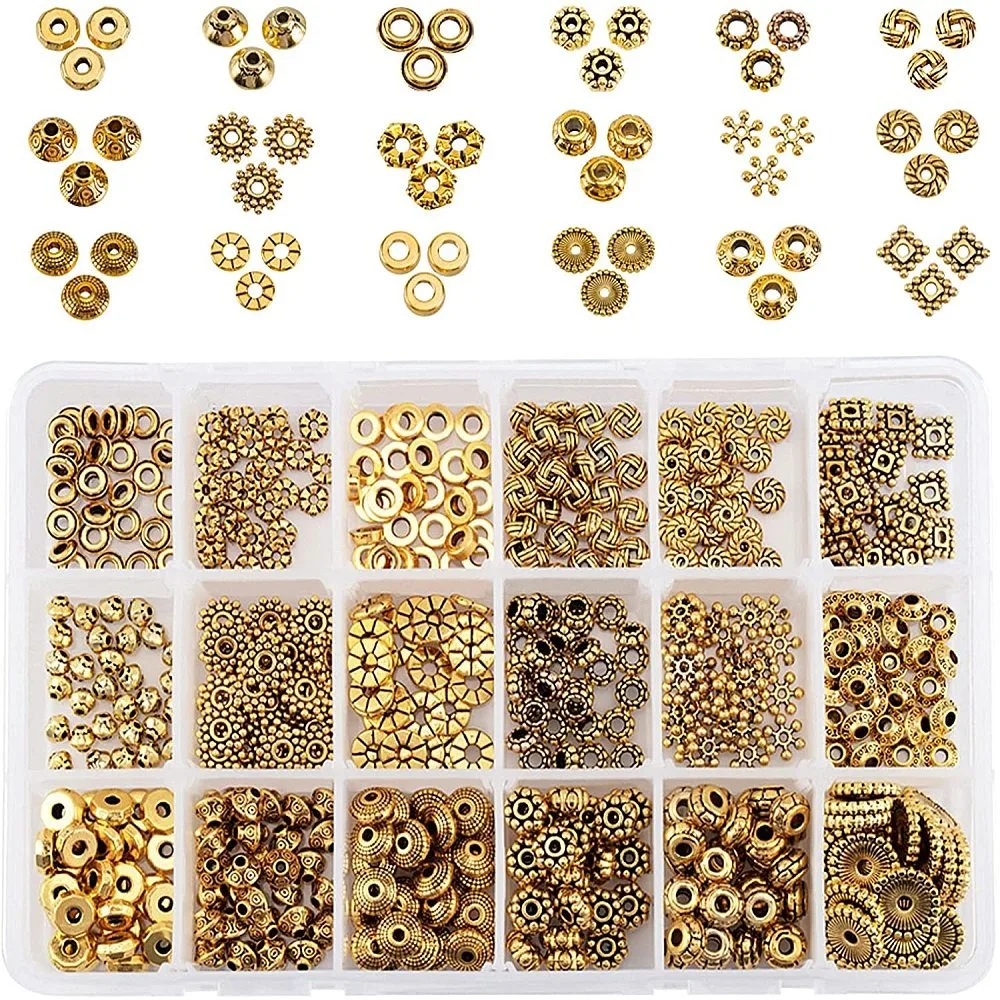 Style Alloy Spacer Beads Mixed Shapes Golden 16.5x10.8x3cm
Style Alloy Spacer Beads Mixed Shapes Golden 16.5x10.8x3cm