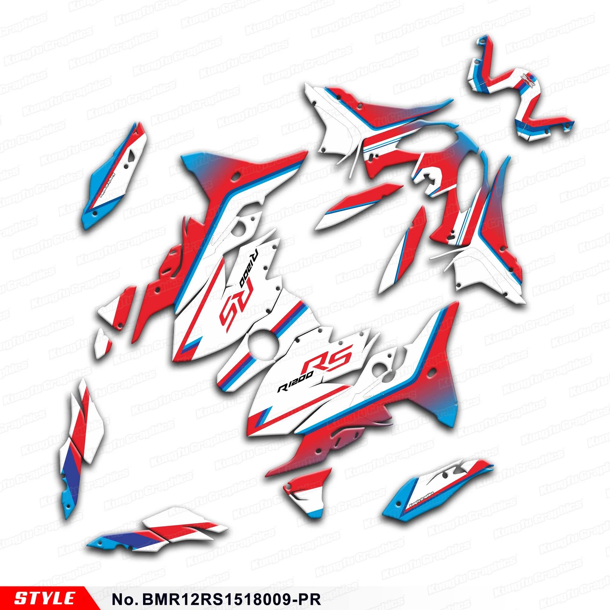 Прочный виниловый графический комплект для R1200RS R1200 RS 2015 2016 2017 2018, декор кузова мотоцикла, No BMR12RS1518009-PR
Прочный виниловый графический комплект для R1200RS R1200 RS 2015 2016 2017 2018, декор кузова мотоцикла, No BMR12RS1518009-PR