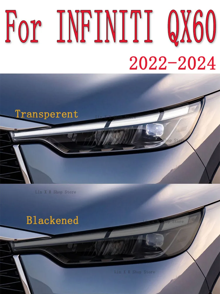 For INFINITI QX60 2022 2023 2024 Car Exterior Headlight Anti-scratch Front Lamp Tint TPU Protective Film Repair Accessories
For INFINITI QX60 2022 2023 2024 Car Exterior Headlight Anti-scratch Front Lamp Tint TPU Protective Film Repair Accessories