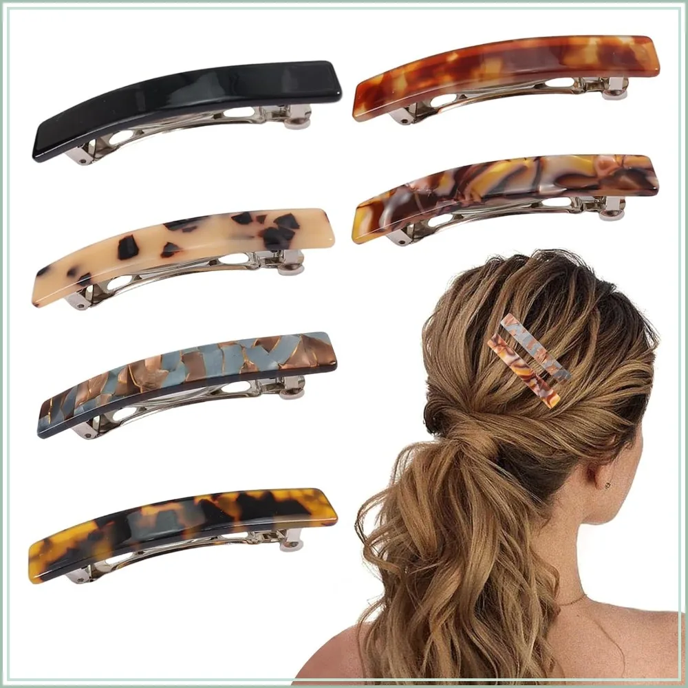 6PCS Shell Hair Clips for Women - Barrettes for Thick, Thin, Long & Short Hair
6PCS Shell Hair Clips for Women - Barrettes for Thick, Thin, Long & Short Hair