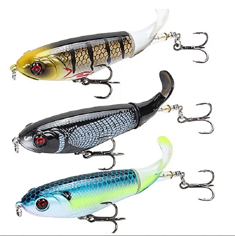 10.5CM 17G 3 Colors Spiral Propeller Tractor Popper Floating Surface Hard Lure Kit Long Cast Sharp Hooks Fishing Bait
10.5CM 17G 3 Colors Spiral Propeller Tractor Popper Floating Surface Hard Lure Kit Long Cast Sharp Hooks Fishing Bait