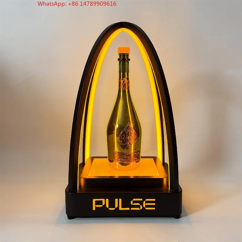 High-End Bespoke LED Bottle Display RackYellow Light Birdcage Customizable Logo Wine Seat Bar Atmosphere Props KTV Champagne Red
High-End Bespoke LED Bottle Display RackYellow Light Birdcage Customizable Logo Wine Seat Bar Atmosphere Props KTV Champagne Red