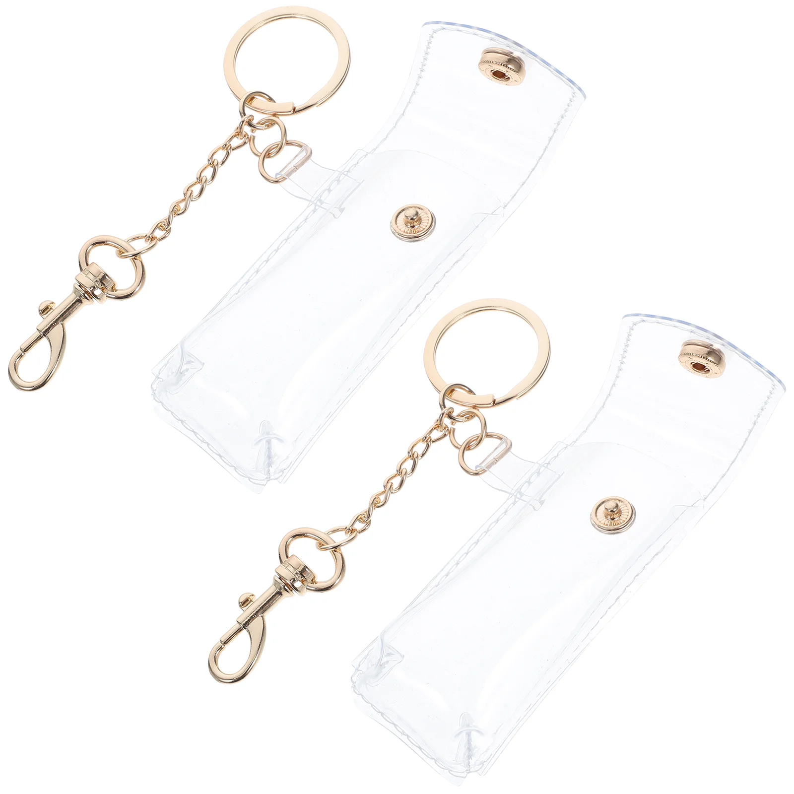 2 Pcs Lipstick Holder Keychain for Car Bags Gloss Pvc Purse Clip Travel Clear Pouch
2 Pcs Lipstick Holder Keychain for Car Bags Gloss Pvc Purse Clip Travel Clear Pouch