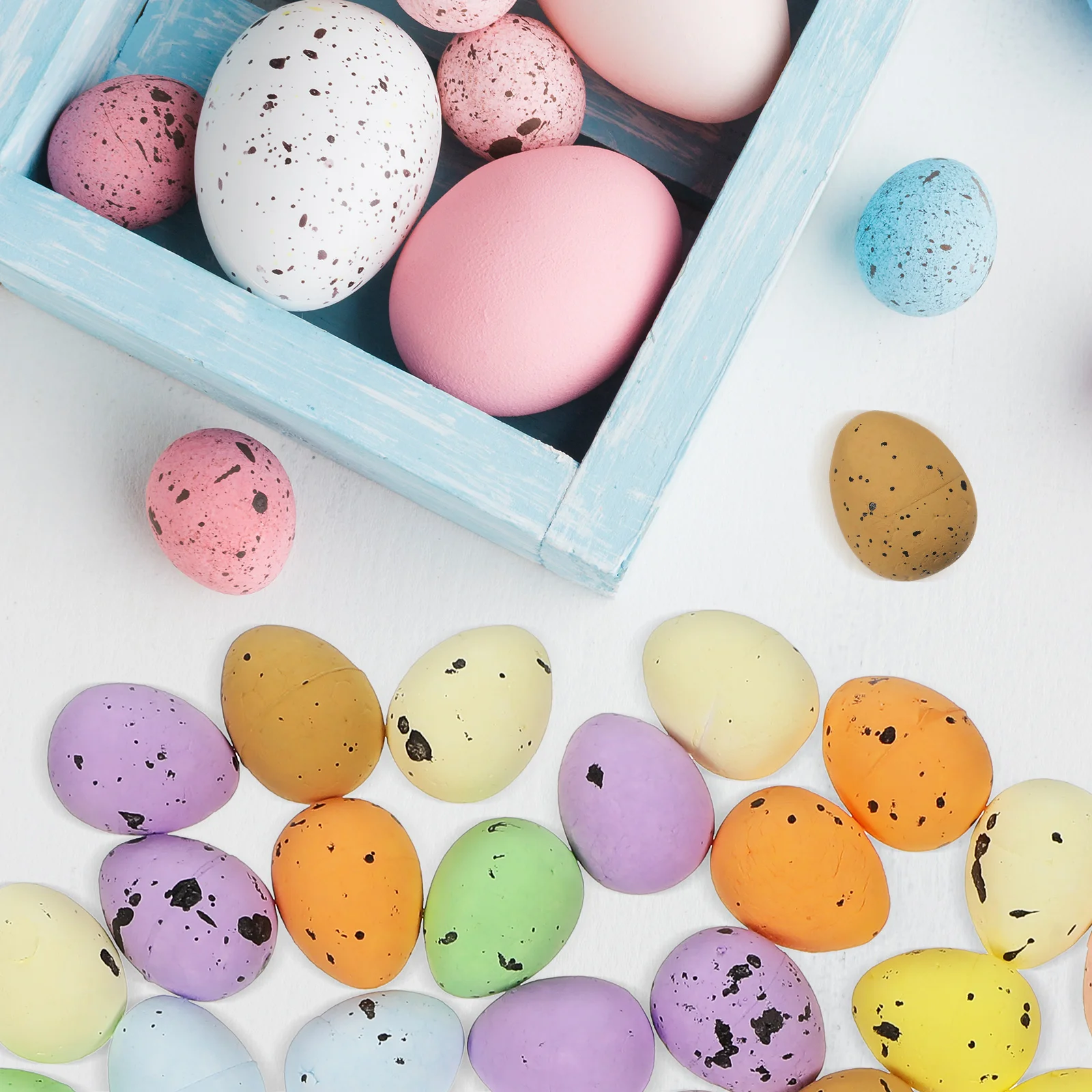 200 Pcs Colorful Foam Eggs Lightweight Durable Home Decor Easter Scene Photo Props Toy Accessories Lifelike Egg Graffiti 
200 Pcs Colorful Foam Eggs Lightweight Durable Home Decor Easter Scene Photo Props Toy Accessories Lifelike Egg Graffiti