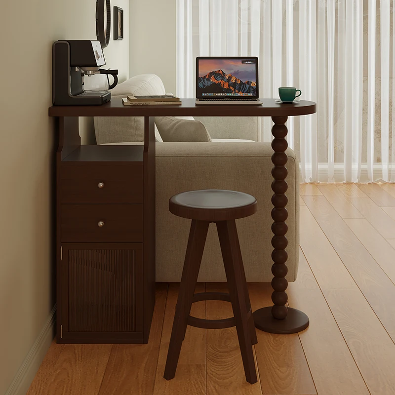 French bar, small apartment, living room partition cabinet, sofa sideboard, antique style, household solid wood bar table
French bar, small apartment, living room partition cabinet, sofa sideboard, antique style, household solid wood bar table