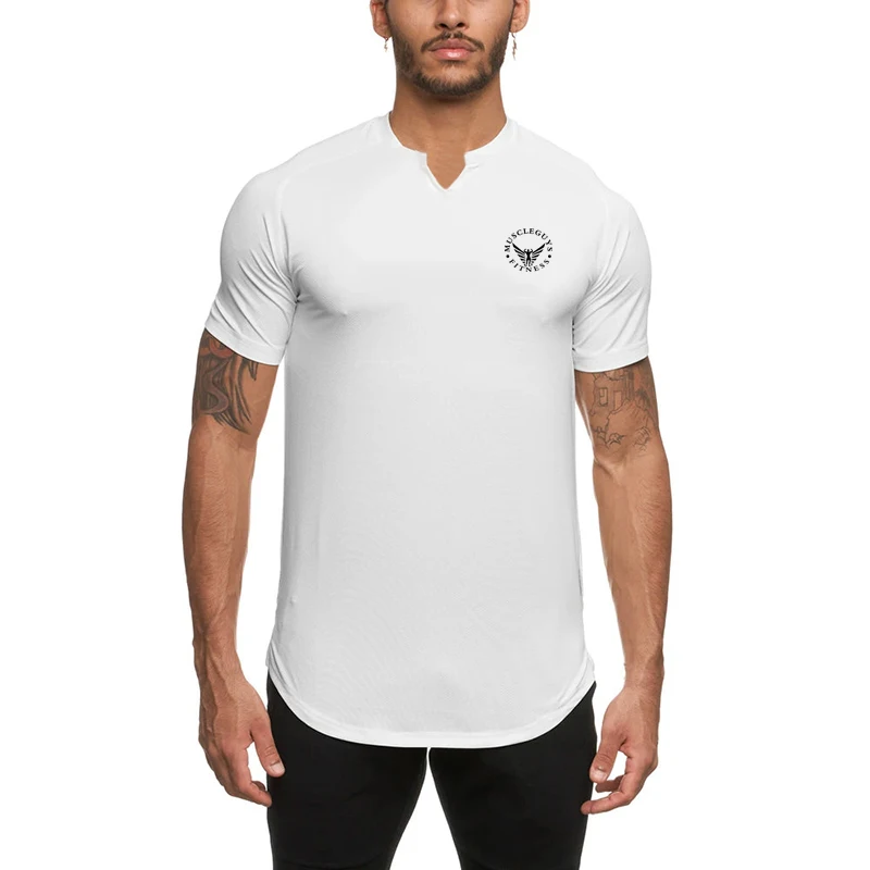 Men's V Neck Short Sleeve Running T-shirts Summer Casual Sport Quick Dry Gym Fitness T Shirt Slim Fit Breathable Tops Tees
Men's V Neck Short Sleeve Running T-shirts Summer Casual Sport Quick Dry Gym Fitness T Shirt Slim Fit Breathable Tops Tees
