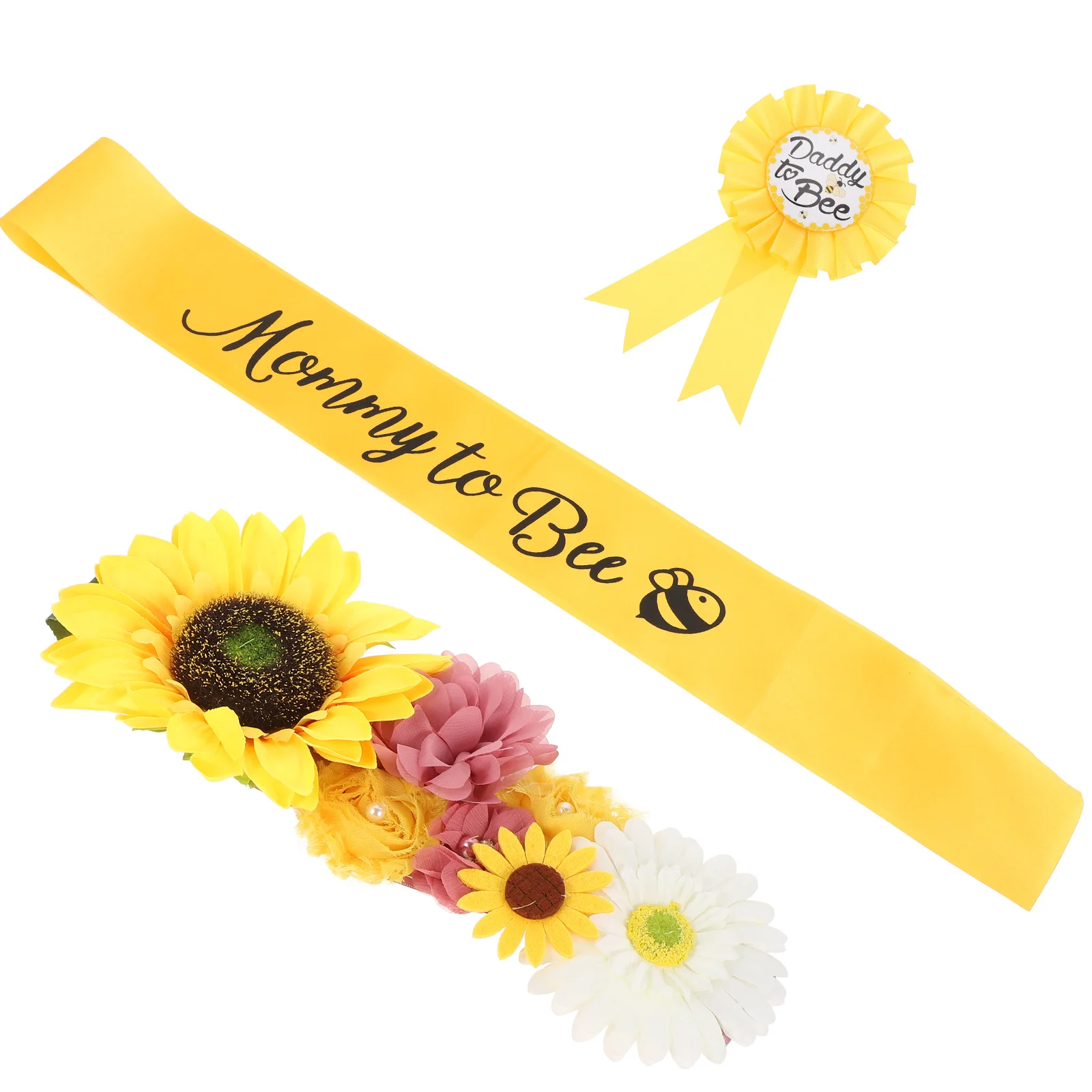 Mommy to Be Sash Pregnancy Belt Sunflower nament Maternity Decorations Boy Girl Baby Shower Corsage Flower Props
Mommy to Be Sash Pregnancy Belt Sunflower nament Maternity Decorations Boy Girl Baby Shower Corsage Flower Props