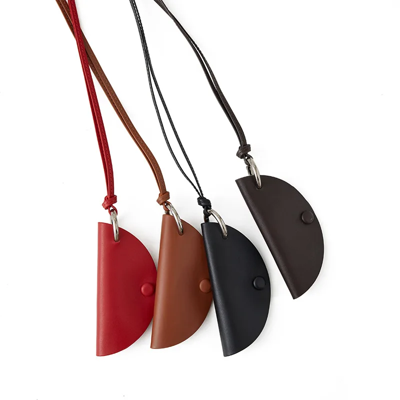 Head layer cowhide hanging neck type key storage bag glasses bag go out with students to prevent losing key bag
Head layer cowhide hanging neck type key storage bag glasses bag go out with students to prevent losing key bag