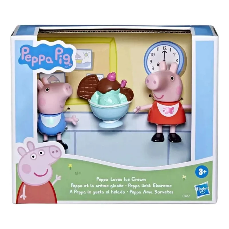Peppa Pig George Peppa Loves Ice Cream 3 Pc Toy Figures Set Cartoon Anime Animal Models Figure Collectible Figurines Child Toys
Peppa Pig George Peppa Loves Ice Cream 3 Pc Toy Figures Set Cartoon Anime Animal Models Figure Collectible Figurines Child Toys