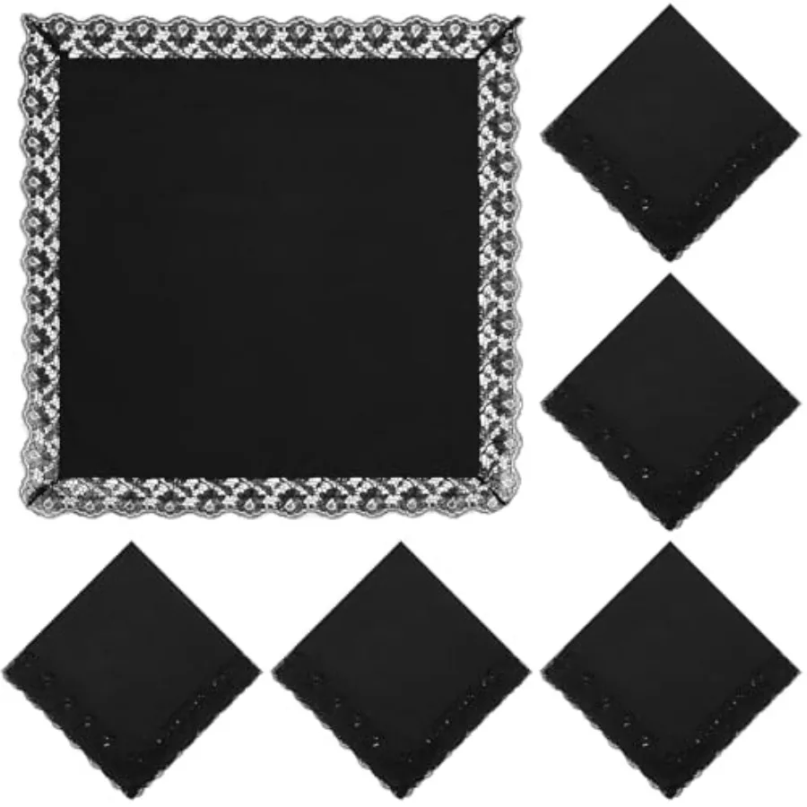 6 Pack 23'' Women Handkerchiefs Bulk Lap Scarf Ladies Cotton Lace Handkerchief for Lap Covers Religious Church Office Gift
6 Pack 23'' Women Handkerchiefs Bulk Lap Scarf Ladies Cotton Lace Handkerchief for Lap Covers Religious Church Office Gift