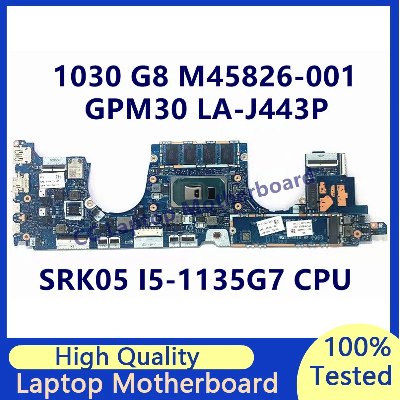 M45826-001 M45826-501 M45826-601 L85350-002 For HP 1030 G8 1040 G8 Laptop Motherboard W/SRK05 I5-1135G7 CPU LA-J443P 100% Tested
M45826-001 M45826-501 M45826-601 L85350-002 For HP 1030 G8 1040 G8 Laptop Motherboard W/SRK05 I5-1135G7 CPU LA-J443P 100% Tested