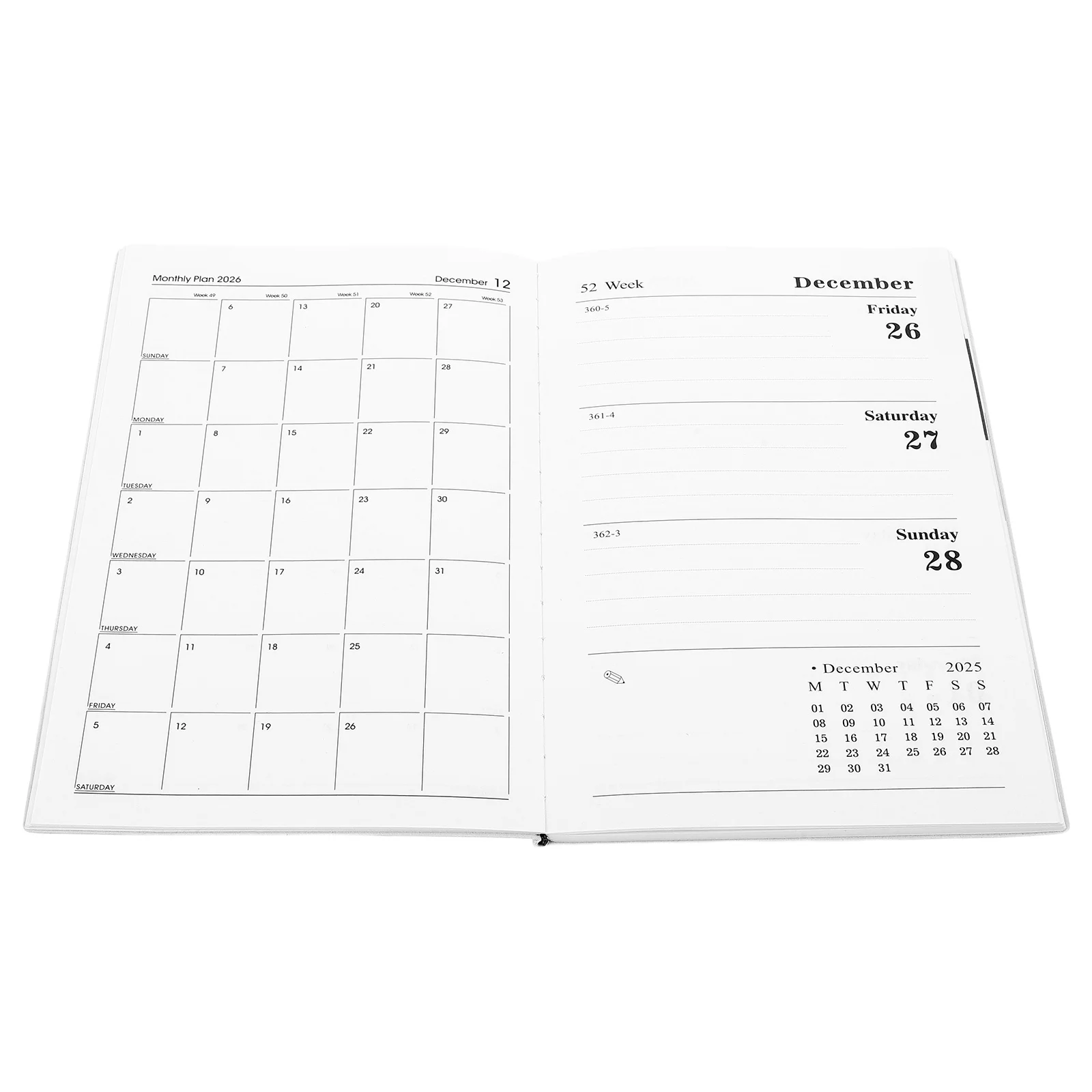 2026 A5 Planner Notebook English Holographic Cover Daily Weekly Monthly Calendar Organizer Business Student Travel Journal
2026 A5 Planner Notebook English Holographic Cover Daily Weekly Monthly Calendar Organizer Business Student Travel Journal