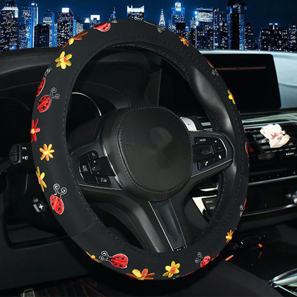 Stylish Car Steering Wheel Cover Embroidered Auto Accessories Protect Hands Hot Cold Conditions Odor
Stylish Car Steering Wheel Cover Embroidered Auto Accessories Protect Hands Hot Cold Conditions Odor