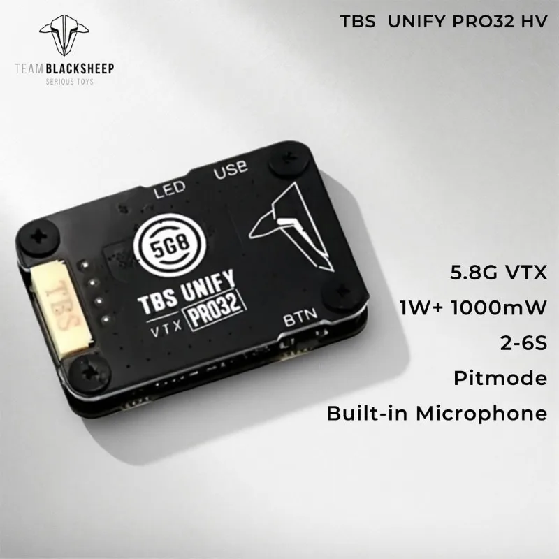 Оригинальный видеопередатчик TBS UNIFY PRO32 HV (MMCX) 5.8G 1W+ 1000mW 2-6S Pitmode VTX FPV со встроенным микрофоном для FPV-полетов на дальние расстояния
Оригинальный видеопередатчик TBS UNIFY PRO32 HV (MMCX) 5.8G 1W+ 1000mW 2-6S Pitmode VTX FPV со встроенным микрофоном для FPV-полетов на дальние расстояния