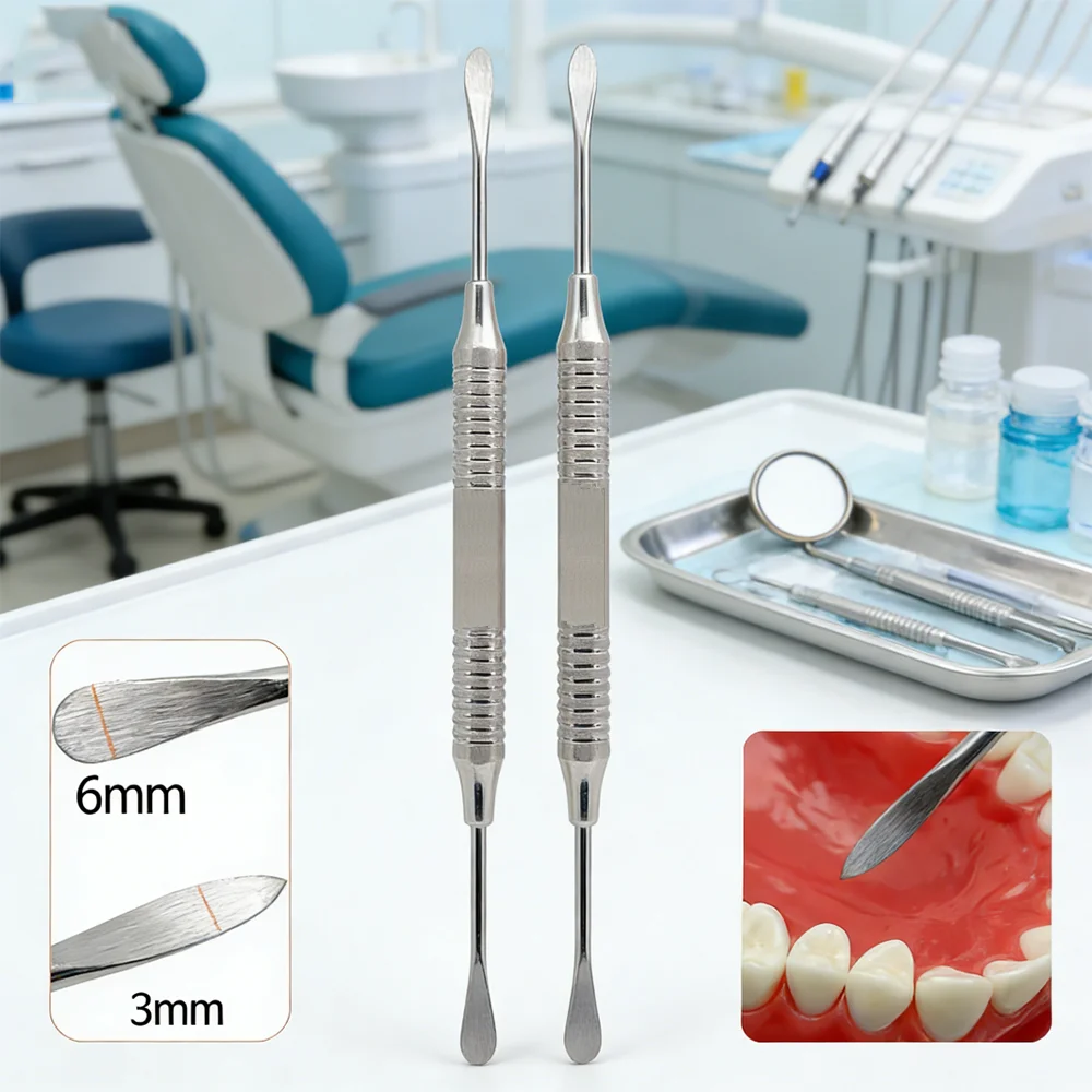 Высококачественный двухсторонний периостальный элеватор-сепаратор для дентальной имплантации, инструмент из нержавеющей стали
Высококачественный двухсторонний периостальный элеватор-сепаратор для дентальной имплантации, инструмент из нержавеющей стали