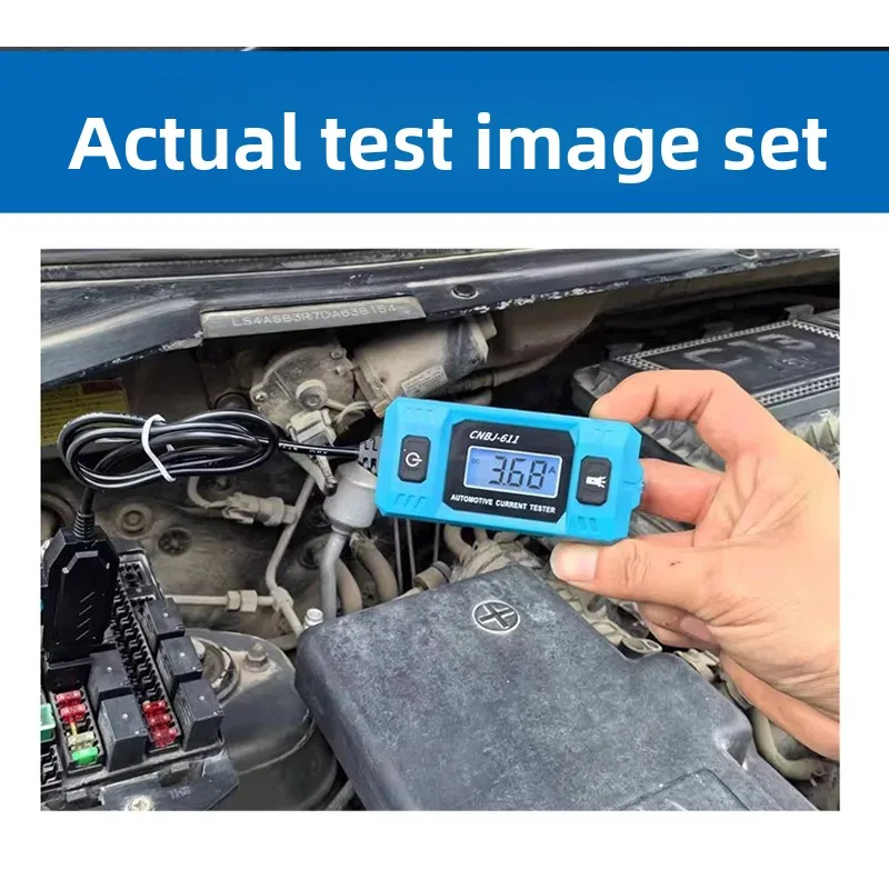 Automotive Fuse Current Tester Fuse Blade Current Test Tool for Car Leakage Analyzer & Electrical Fault Detector
Automotive Fuse Current Tester Fuse Blade Current Test Tool for Car Leakage Analyzer & Electrical Fault Detector