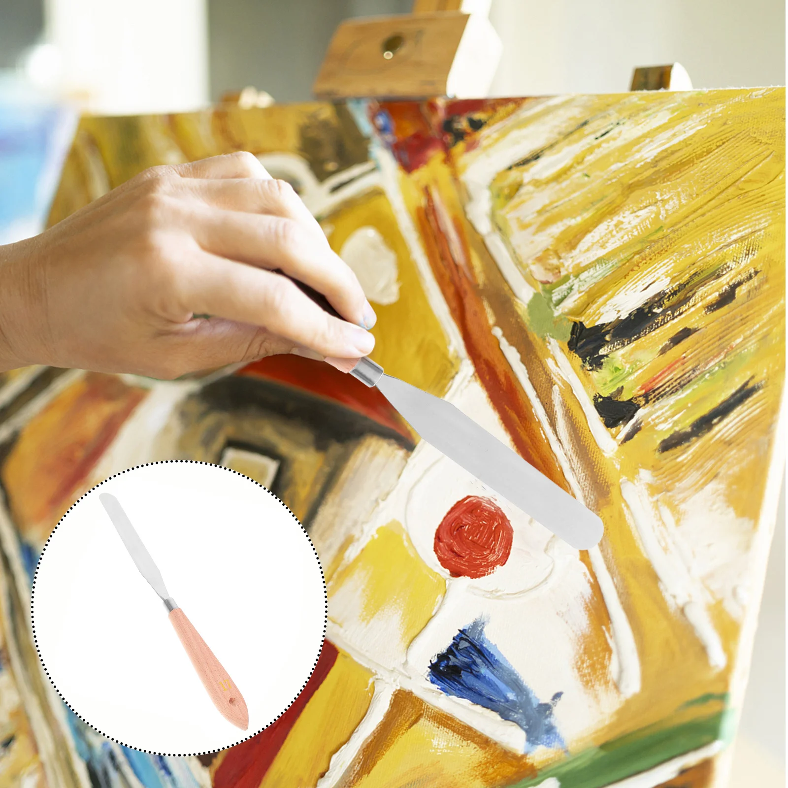 Oil Painting Scraper Wooden Handle Ultrathin Blade Flexible Mixing Tool For Artists Art Supplies Spatula Knife Painting
Oil Painting Scraper Wooden Handle Ultrathin Blade Flexible Mixing Tool For Artists Art Supplies Spatula Knife Painting