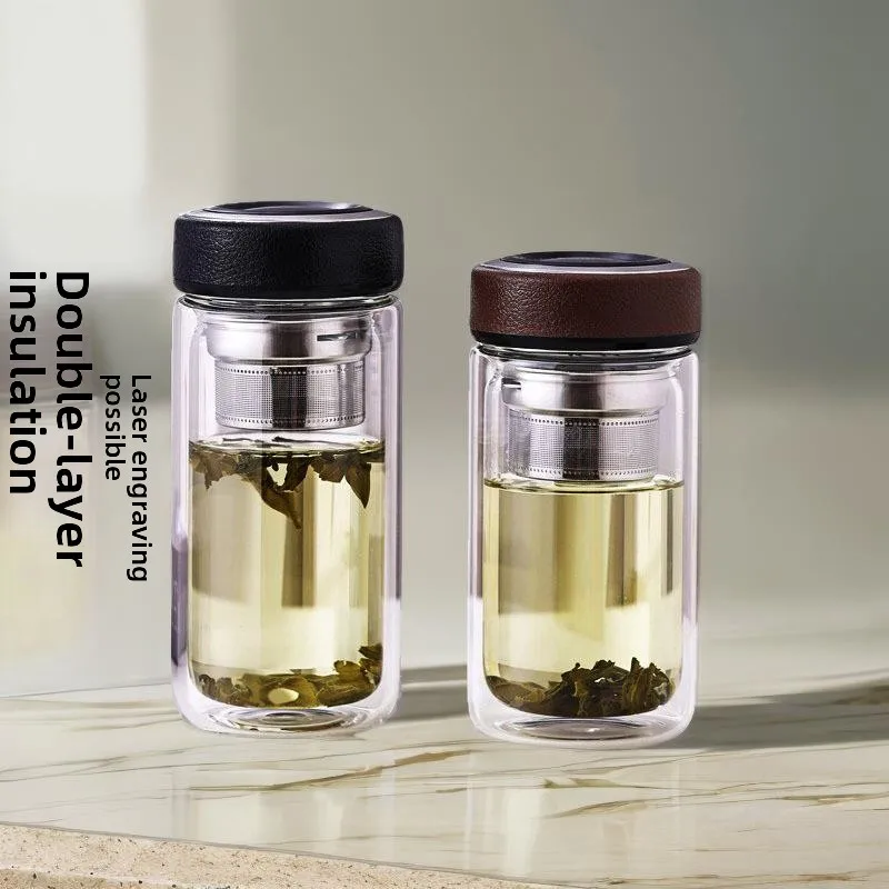 Double Layered Glass Cup for Office Use Tea Brewing Resistant to High Temperatures Heat Insulated Explosion Proof Men's And W...
Double Layered Glass Cup for Office Use Tea Brewing Resistant to High Temperatures Heat Insulated Explosion Proof Men's And W...