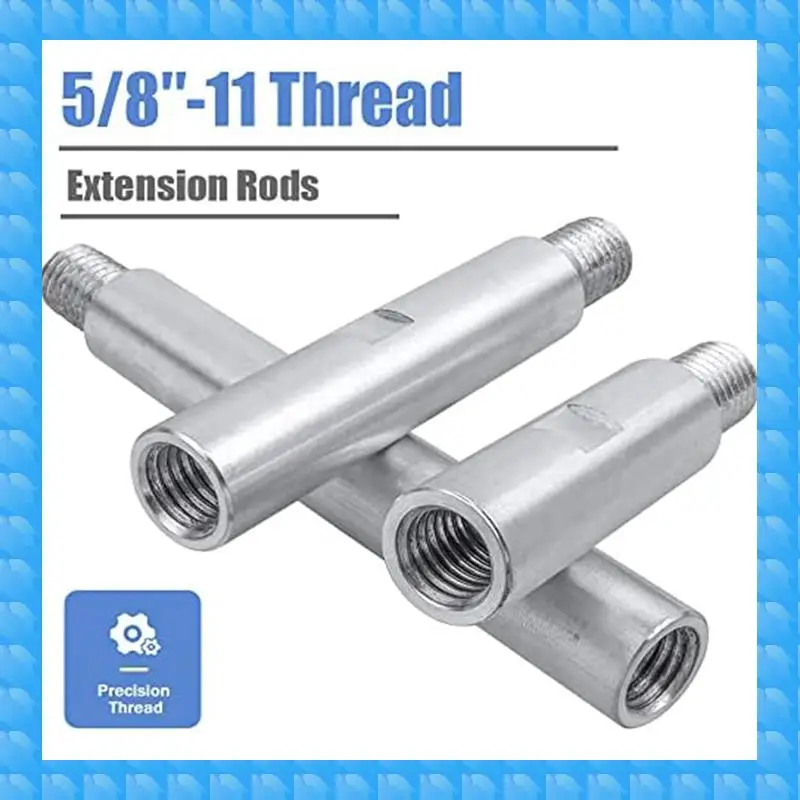 3Piece Angle Grinder Extension Connecting Rods Set 5/8In-11 Thread Backing Pad Plate Extension Silver For Polisher-3In/4In/5.5In
3Piece Angle Grinder Extension Connecting Rods Set 5/8In-11 Thread Backing Pad Plate Extension Silver For Polisher-3In/4In/5.5In