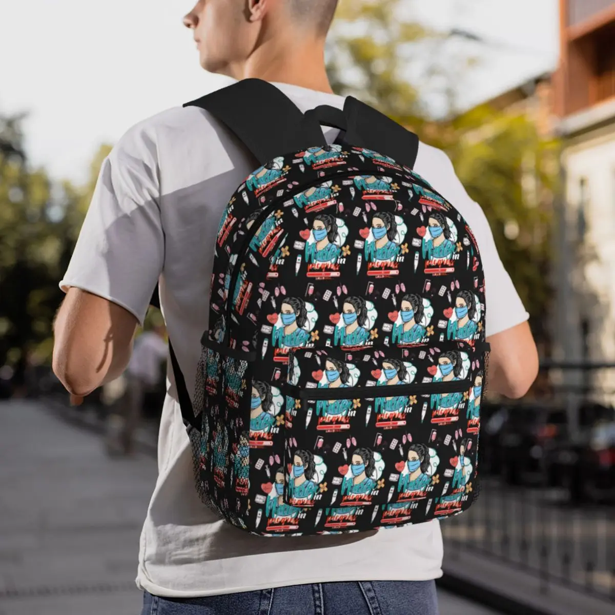 Medical Nurse In Progress Typographic Backpack Daypack Large Capacity Boys Girls BookBag School Bag Shoulder Bags for Men Women
Medical Nurse In Progress Typographic Backpack Daypack Large Capacity Boys Girls BookBag School Bag Shoulder Bags for Men Women