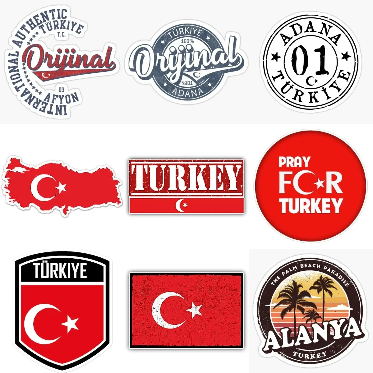 Creative Türkiye Turkey Flag Map Badge Sticker for Decorate Car Laptop Motorcycle Truck Helmet Camper Table Fridge Wall Room
Creative Türkiye Turkey Flag Map Badge Sticker for Decorate Car Laptop Motorcycle Truck Helmet Camper Table Fridge Wall Room