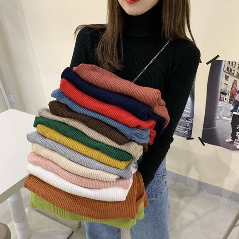 Autumn Winter Girls Chic Solid Knitted Tops Female Classic Designer Pullover Sweaters Women Leisure Daily Sweaters Clothes
Autumn Winter Girls Chic Solid Knitted Tops Female Classic Designer Pullover Sweaters Women Leisure Daily Sweaters Clothes